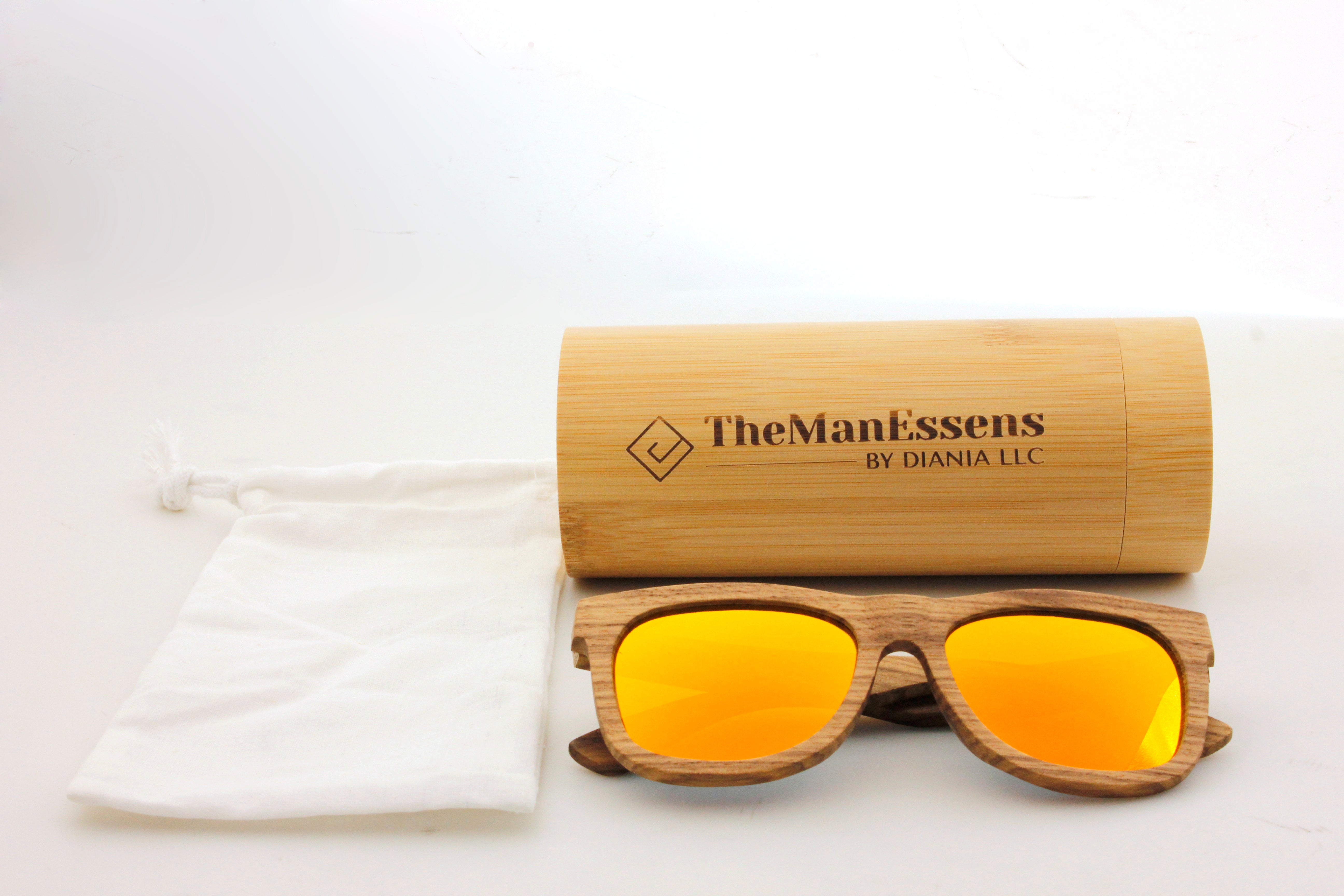 Bamboo Wood Sunglasses with Blue Mirror Polarized Lens Unisex | Wood  sunglasses, Blue mirrors, Sunglasses
