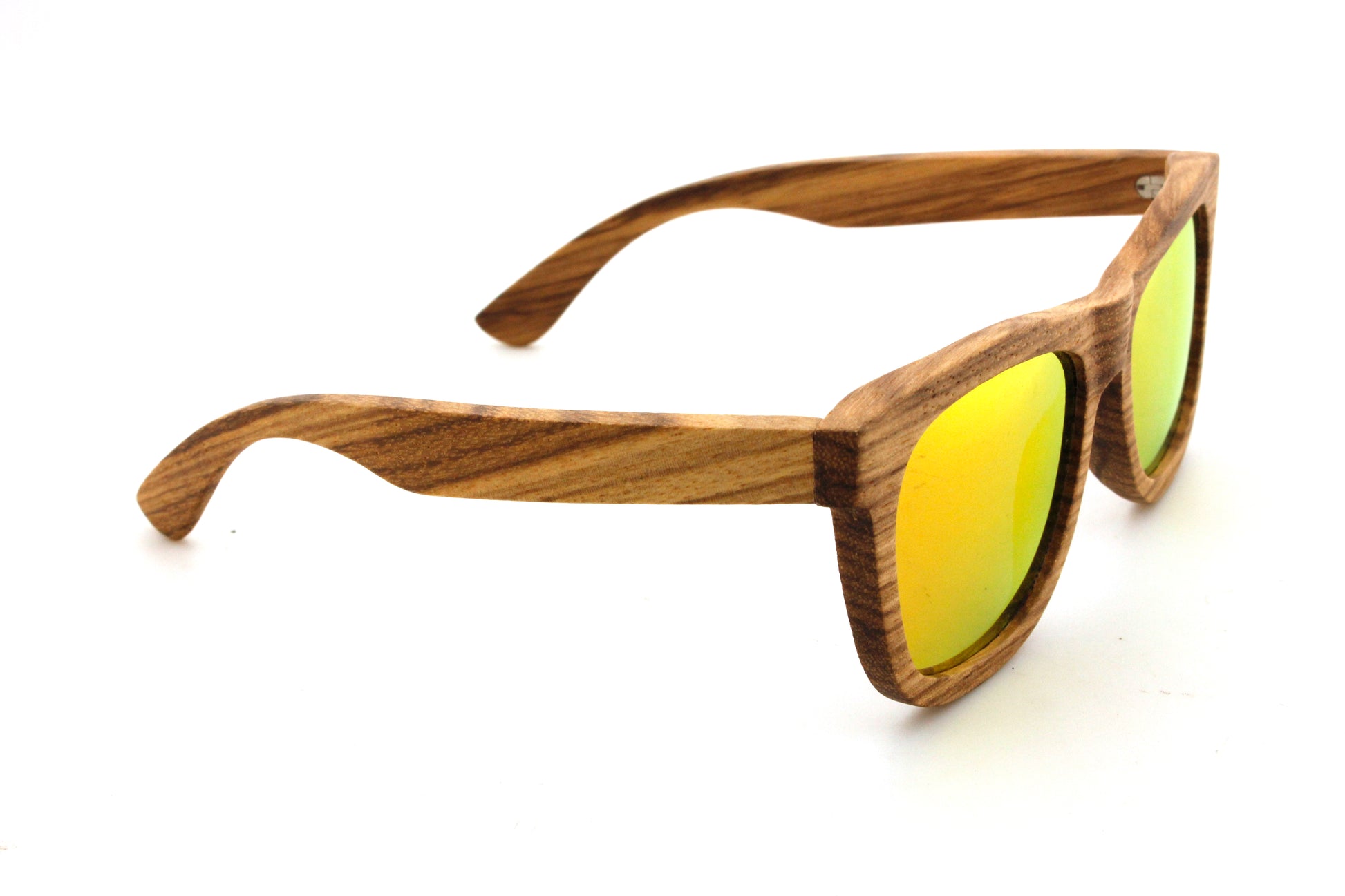 Carrasqueta zebra wood sunglasses view from the right