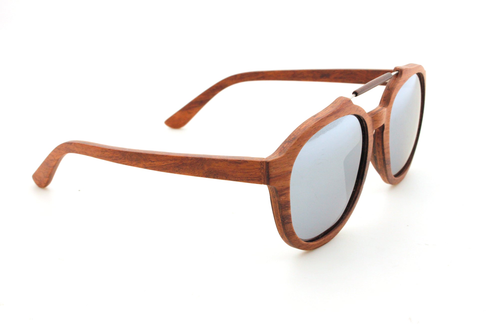 Barcella bubinga wood sunglasses view from the right