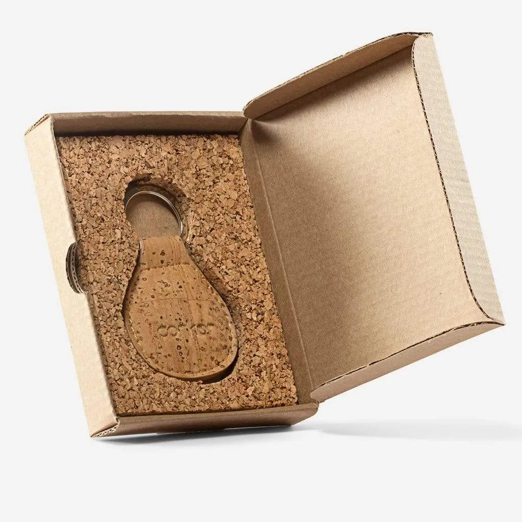 Corkor Vegan Key Chain Round