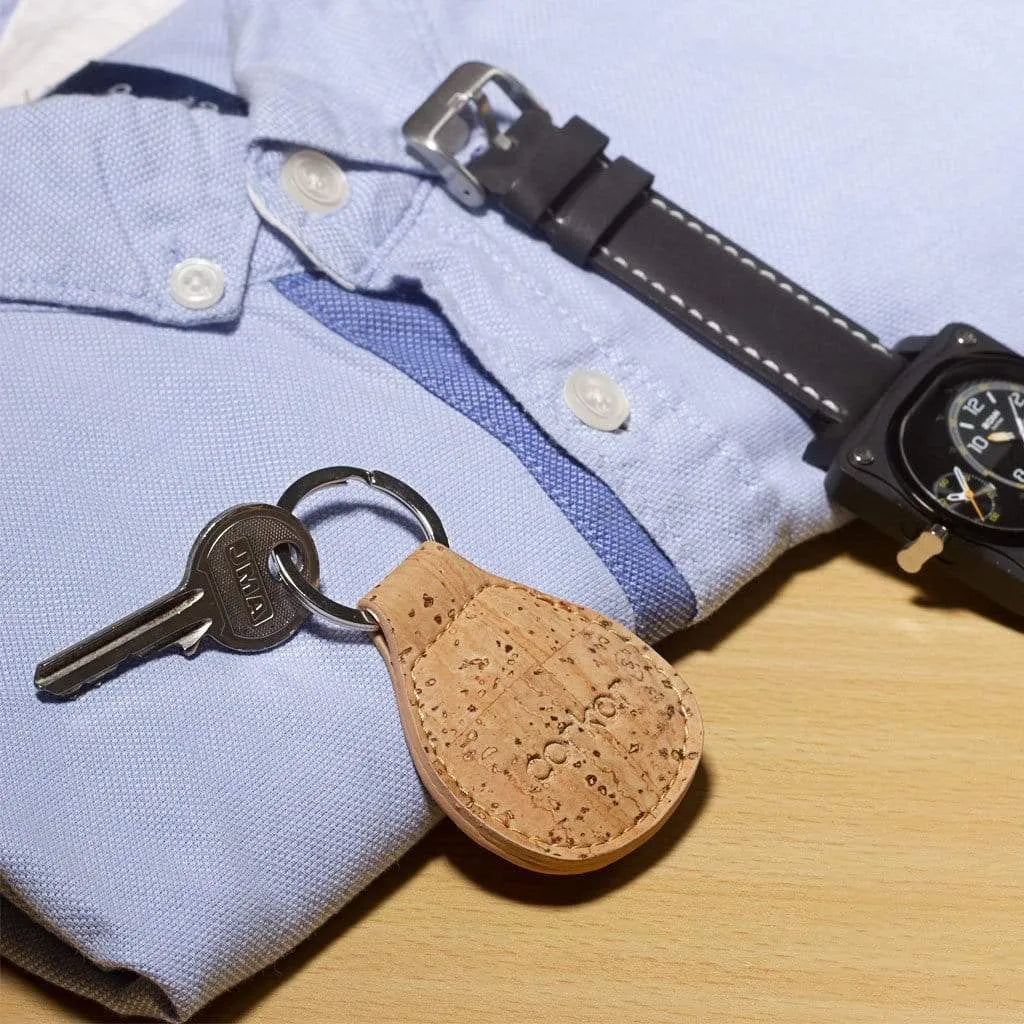 Corkor Vegan Key Chain Round