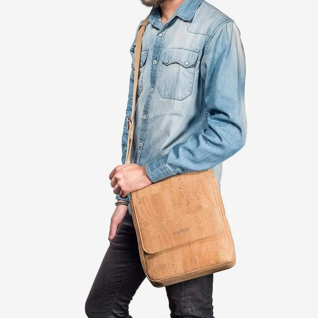 Corkor Vegan Messenger Bag Medium