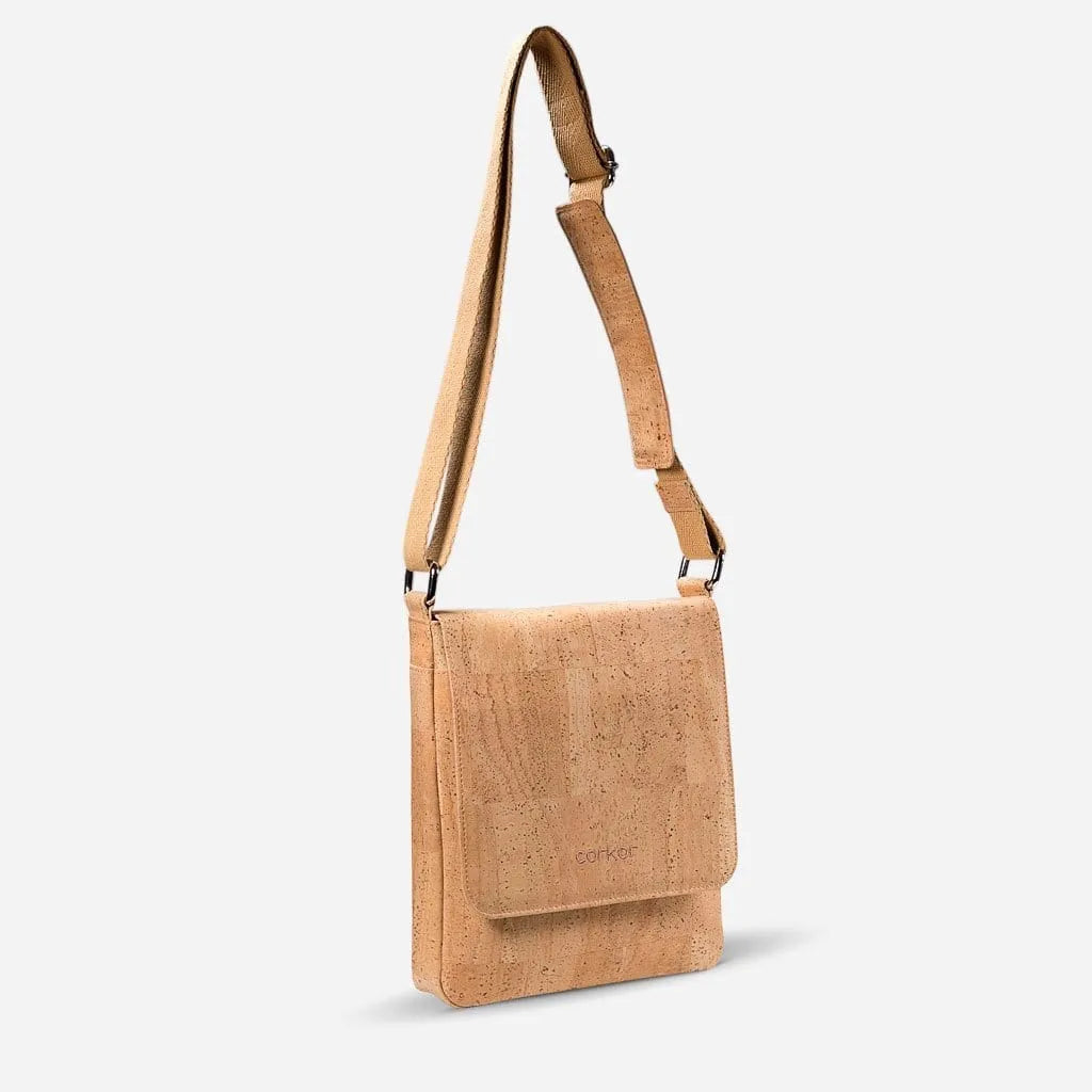 Corkor Vegan Messenger Bag Medium